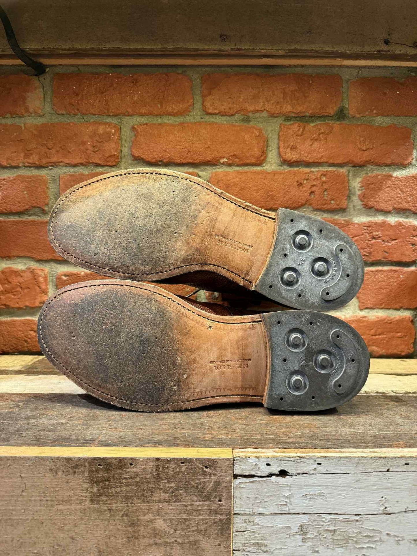 Double RL Bowery Brogue Boots - PRELOVED