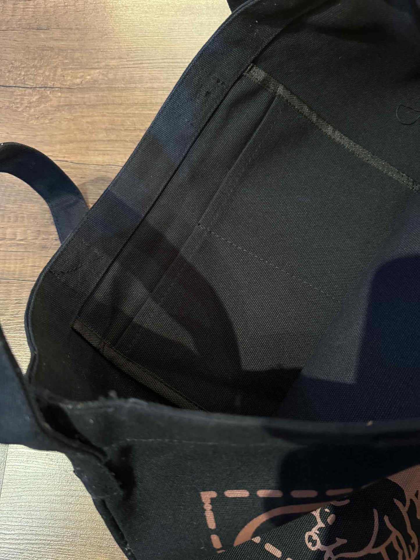 Studio D'Artisan 'Blue Black Denim' Canvas Shoulder Bag