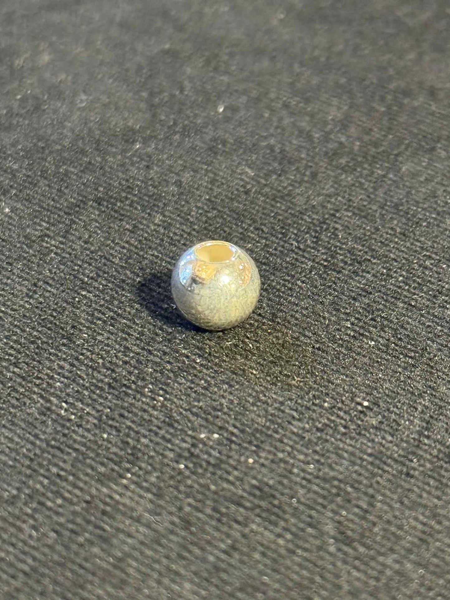 First Arrow's Silver Beads - 8mm