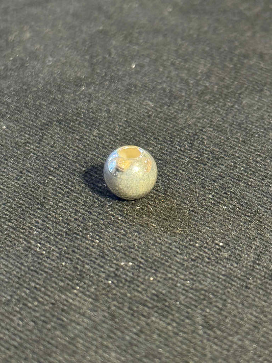 First Arrow's Silver Beads - 8mm