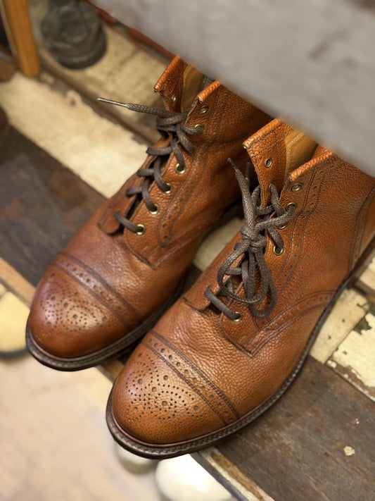 Double RL Bowery Brogue Boots - PRELOVED