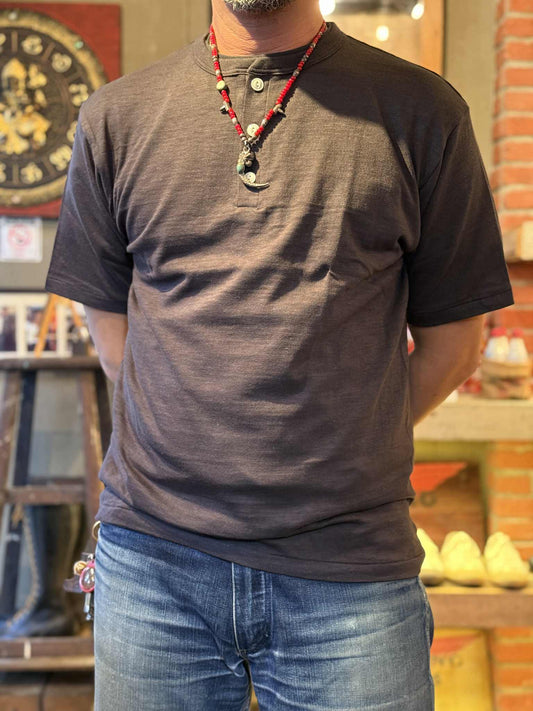 Warehouse & Co Lot 4601 Classic Henley Tee - Sumikuro