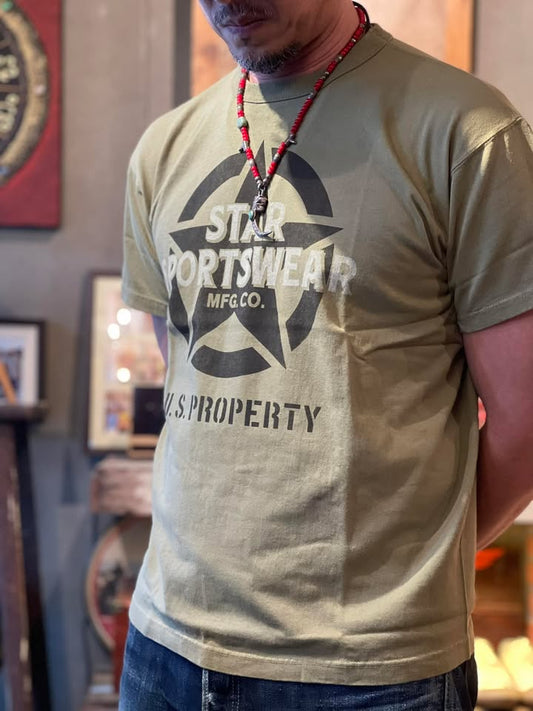 Toys McCoy "Star Sportwear MFG Co" Military Tee