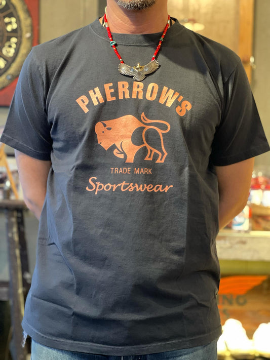 Pherrow's Classic "Buffalo" Trademark Tee - Black