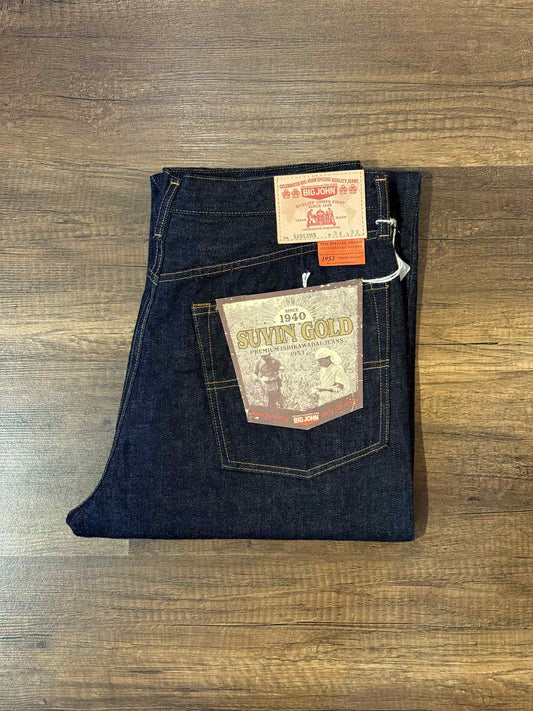 Big John Denim Lot S1953WS 'Suvin Gold' Denim - One Washed