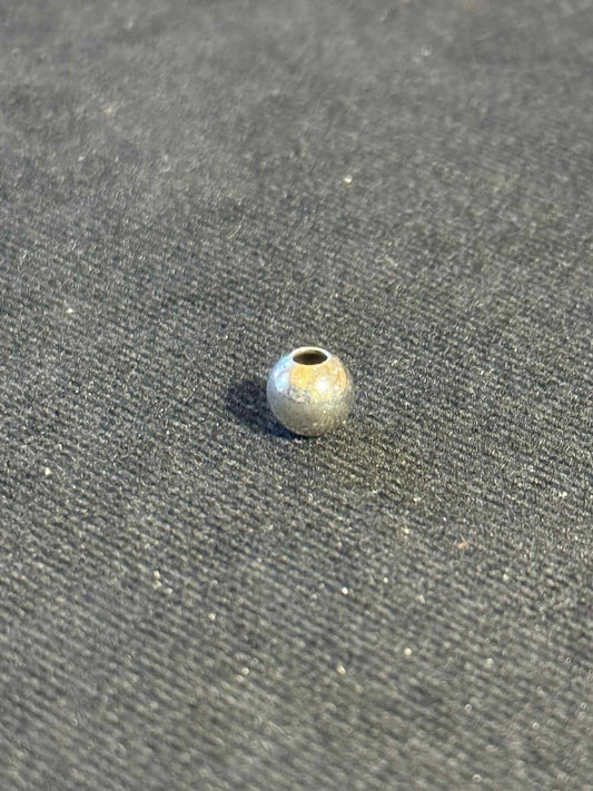 First Arrow's Silver Beads - 6mm