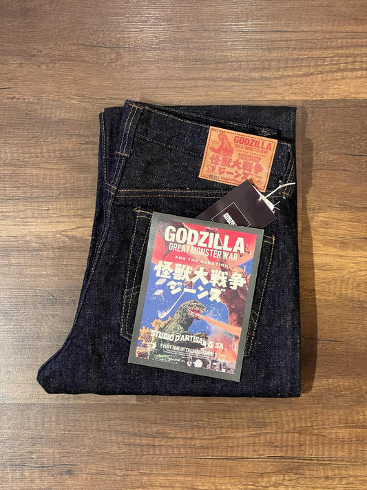 Studio D'Artisan "Godzilla - War Of The Monsters" 18oz Denim - One Washed