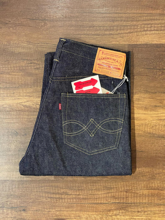 Warehouse & Co "Lot 1001XX - 1000XX" - 1947 Model Jeans - Raw Denim