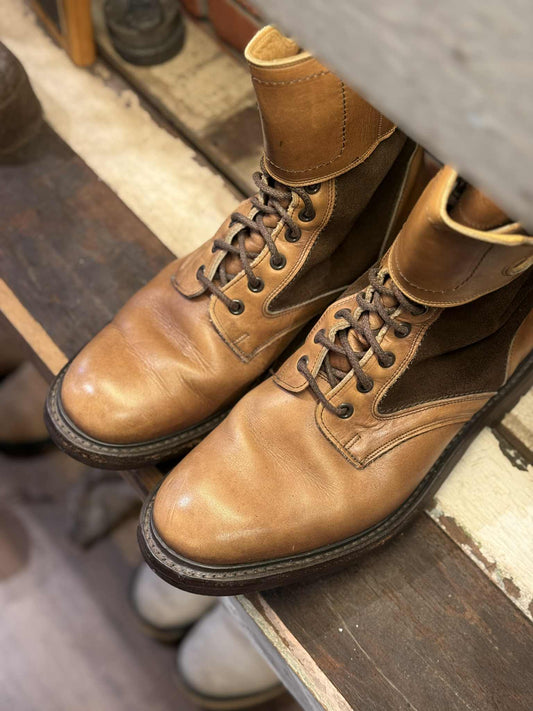 Tricker's x IZZUE COLLECTION Tanker Military Boots - PRELOVED