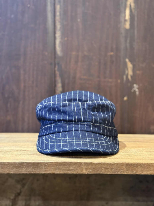 Pherrow's Classic Work Cap - Indigo Wabash