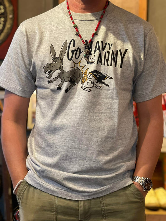 Warehouse & Co Lot 4096 "Go Navy" 88/12 Crew Neck Tee