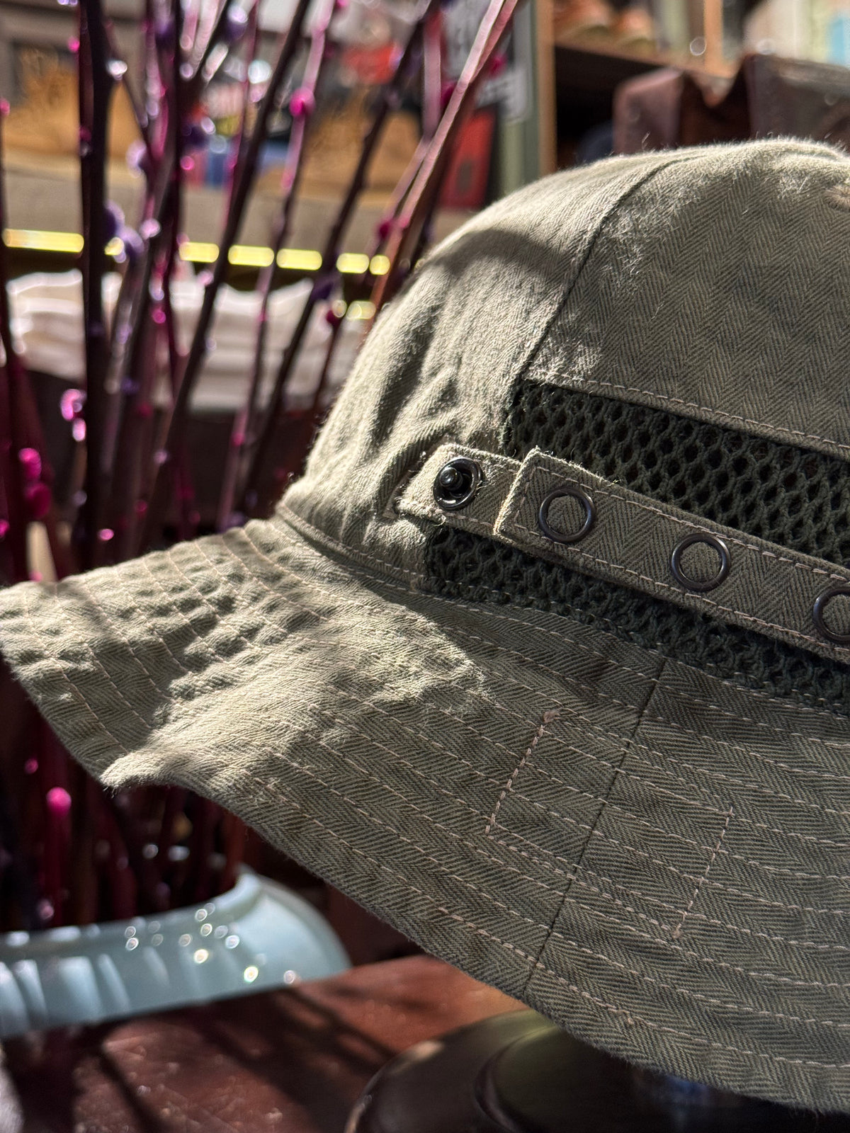 Pherrow's U.S Army Bonnie Hat ( Reversible ) - Olive