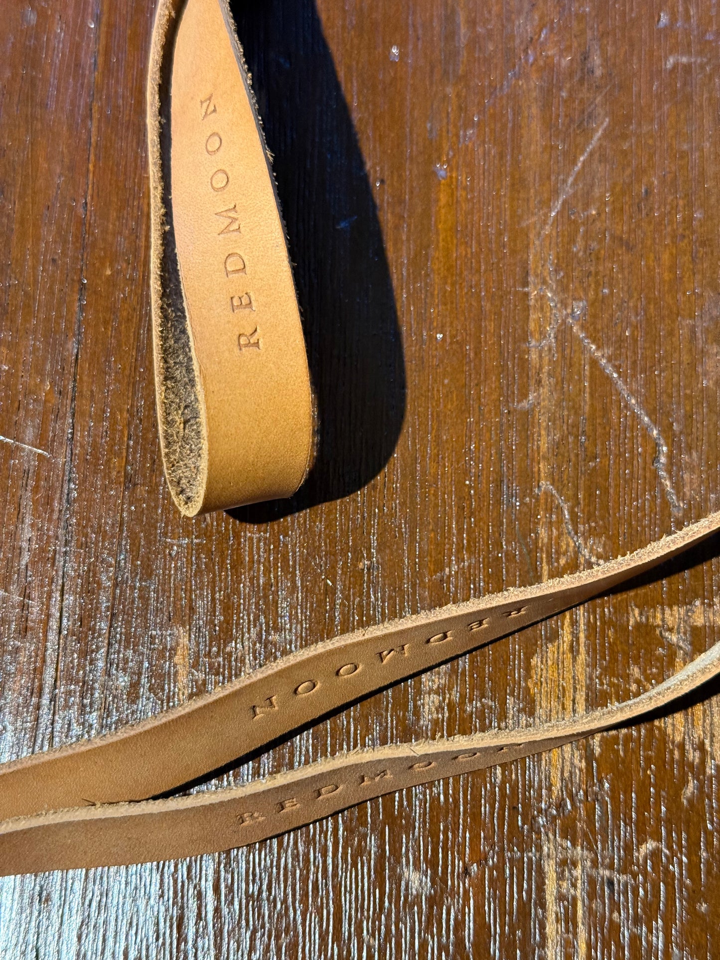 Redmoon Leather Lanyard