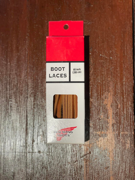 Red Wing Shoe 80" Leather Lace - Tan