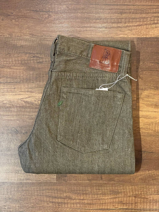 Pure Blue Japan OL-005 140z Slim Straight Jeans