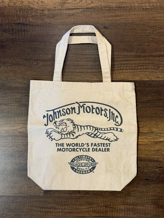 Toys McCoy 'Johnson Motors Inc' Canvas Tote Bag