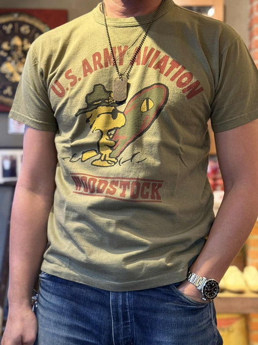 Toys McCoy Snoopy "Woodstock - US Army Aviation" Military Tee