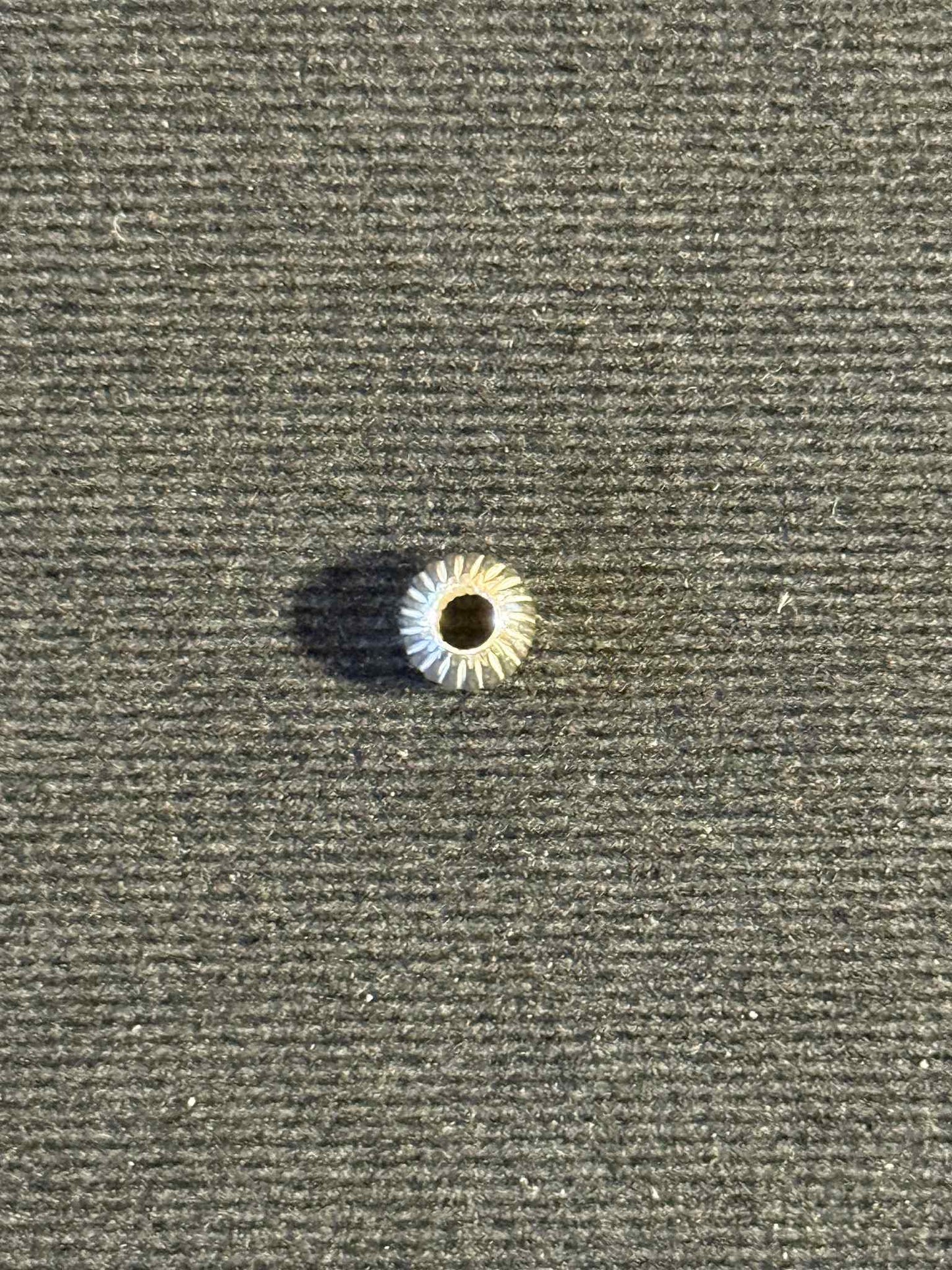 First Arrow's SV Stripe Silver Beads - 6mm