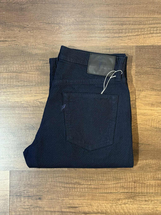 Pure Blue Japan 5 Pockets Sashiko Pants ( Regular Cut )