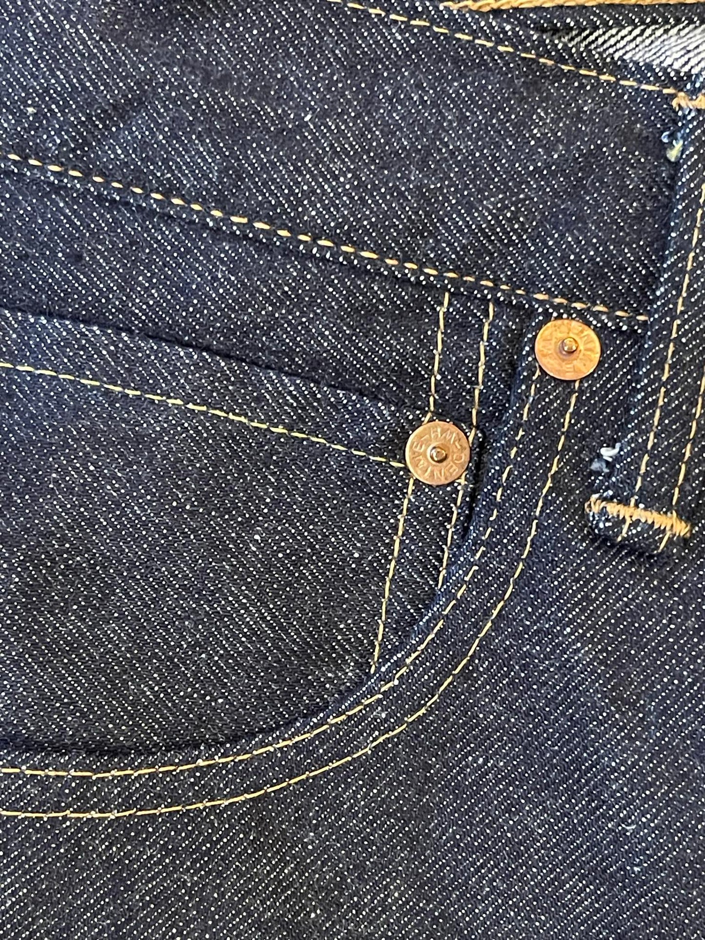 Denime Lot 220A "Offset XX Model" Jeans - One Washed