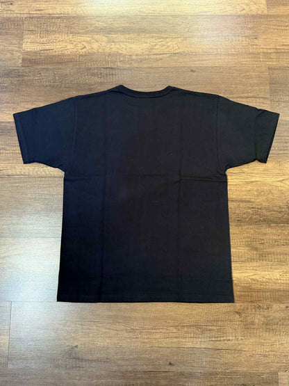 Denime Classic V-Gusset Crew Neck Tee - Black