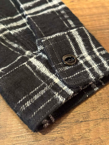 Trophy Clothing "Machine Age" Check L/S Shirt - Black