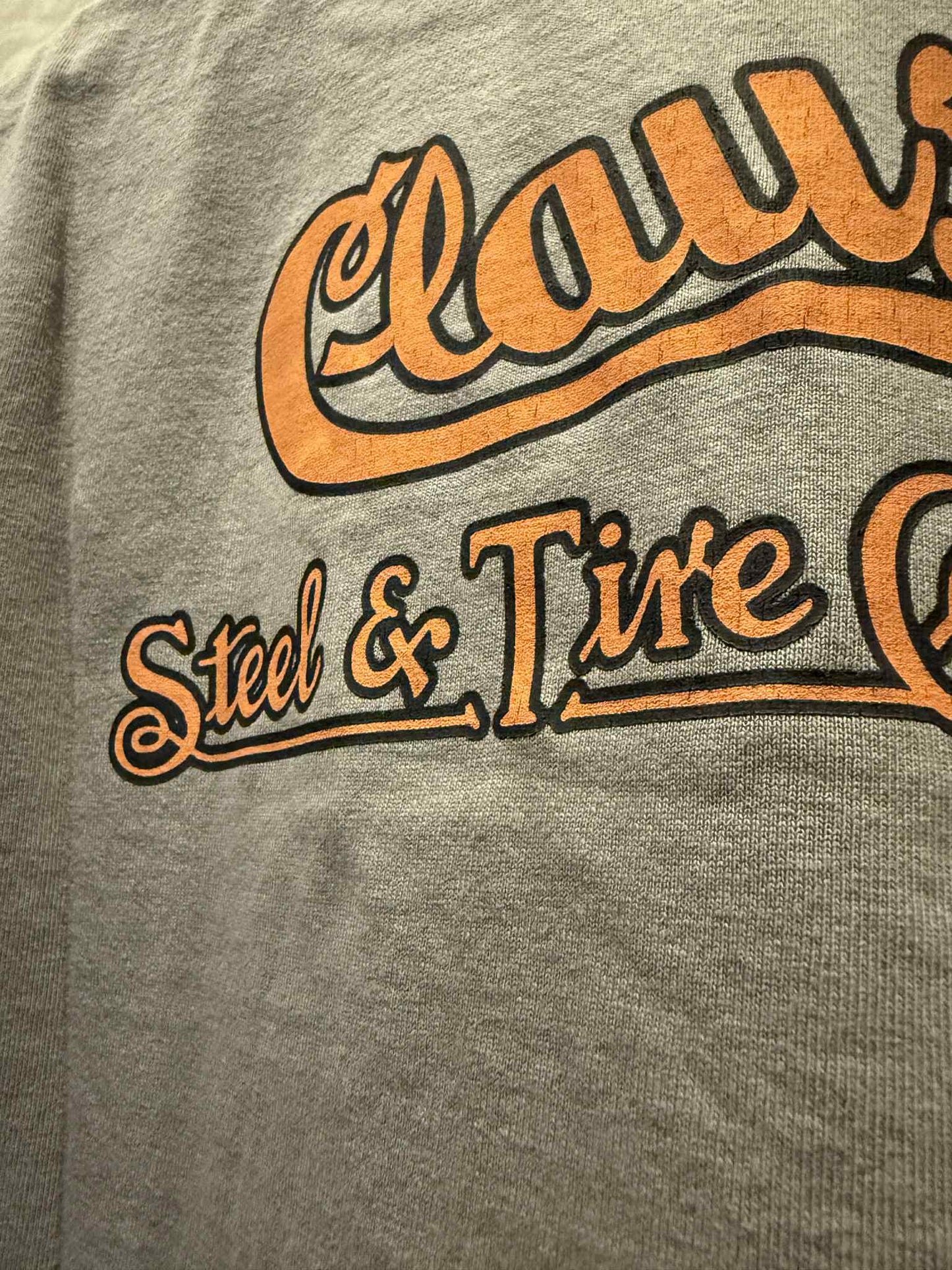 Pherrow's "Steel & Tire Co" Tee - Grey