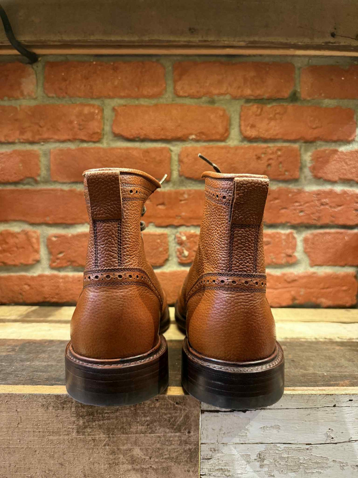 Double RL Bowery Brogue Boots - PRELOVED