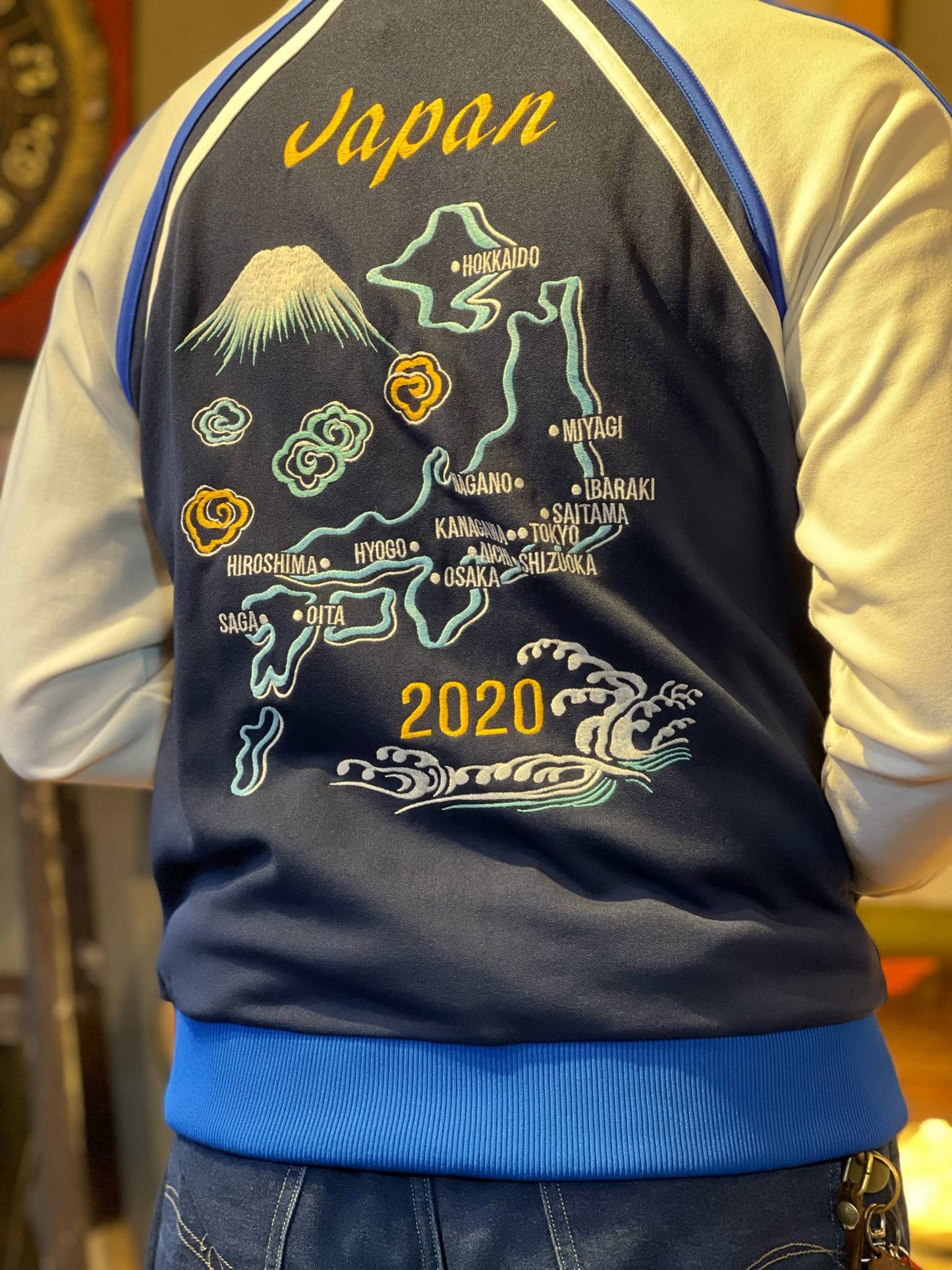 Pherrow's Classic Sport Series " Embroidery Mid Jersey" Jacket