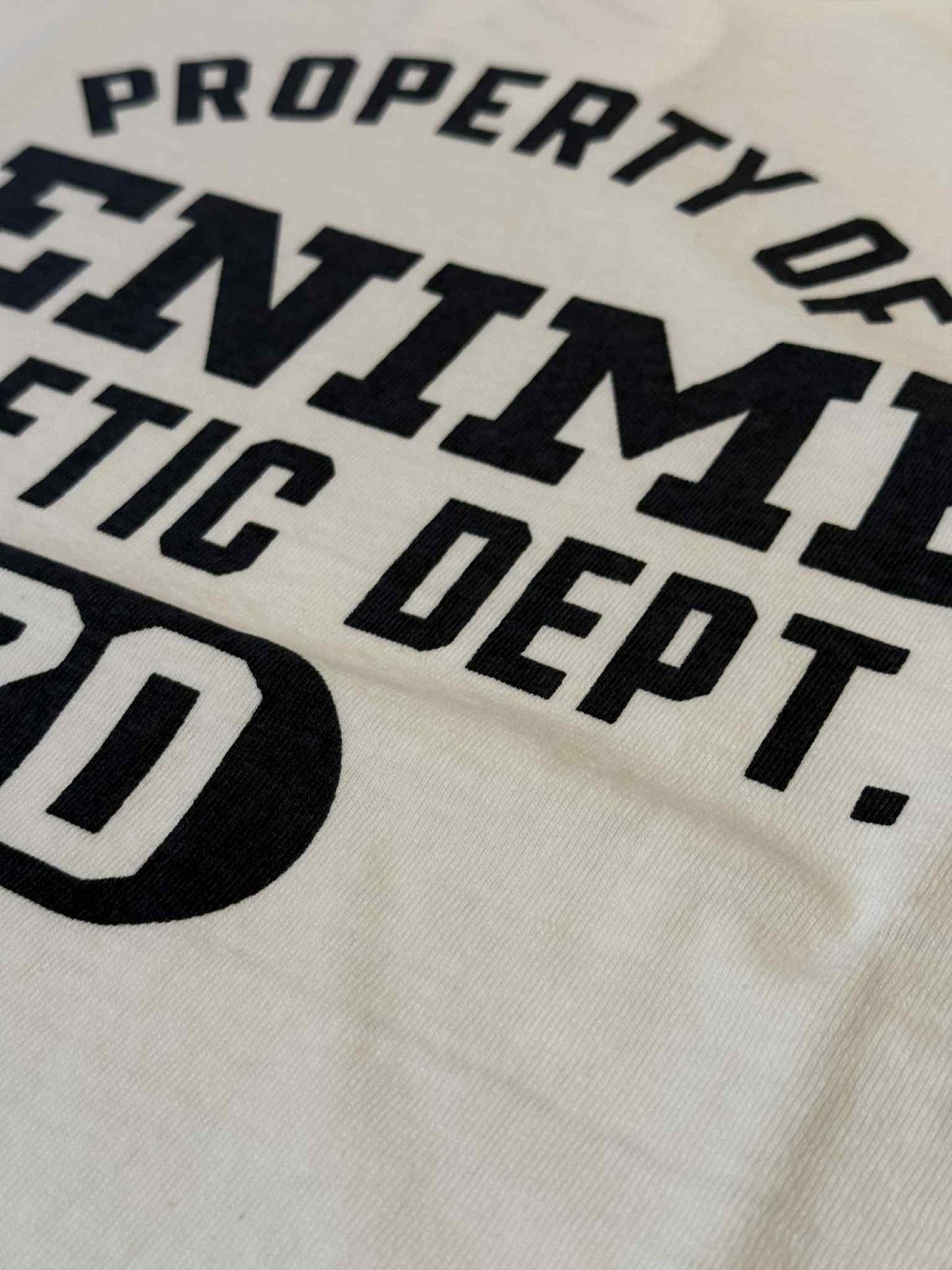 Denime "Athletic Dept" Tee - Off White
