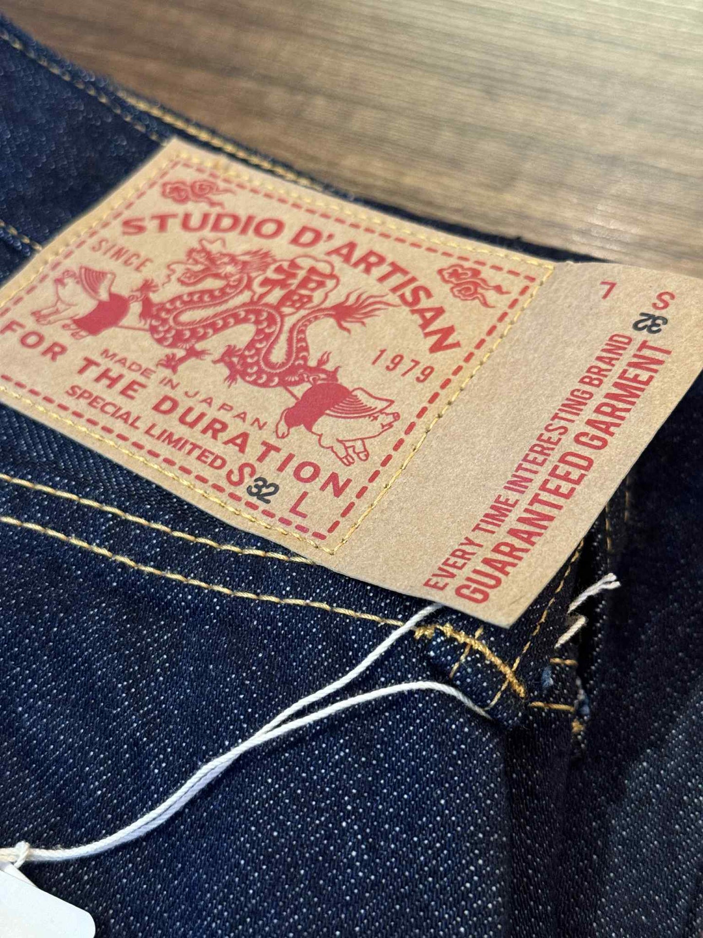 Studio D'Artisan "Vietnam War" 14oz Jeans