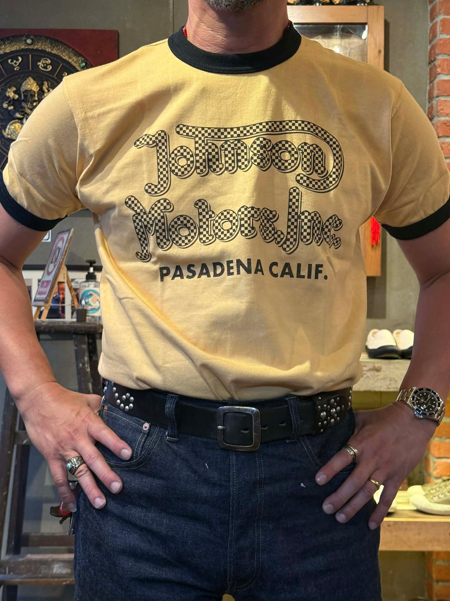 Toys McCoy "Johnson Motors Inc" Motorcycle Tee