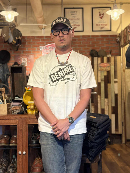 Denime "Authentic" Tee - Off White