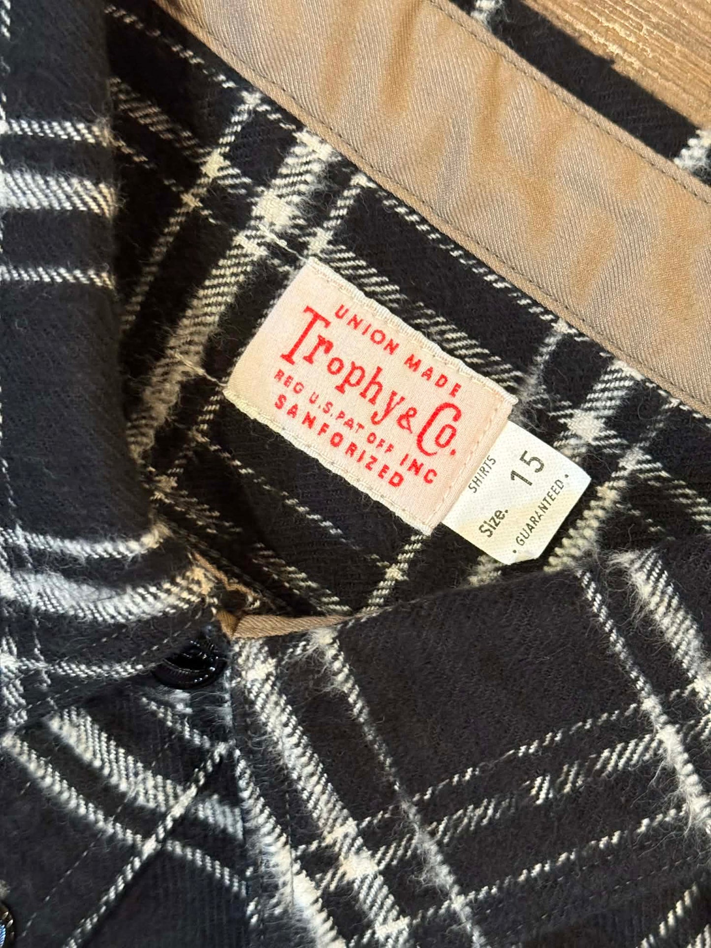 Trophy Clothing "Machine Age" Check L/S Shirt - Black