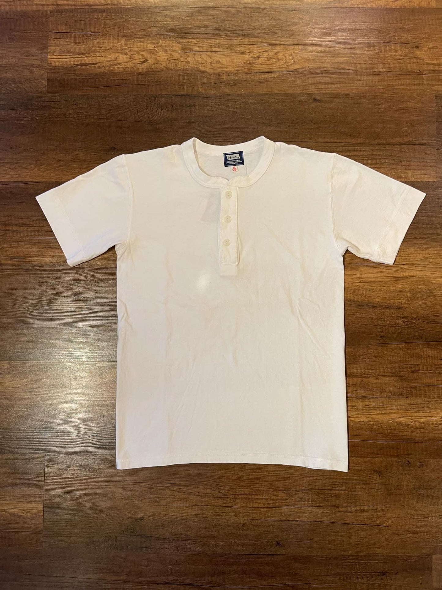 Pherrow's Classic Henley Tee - White