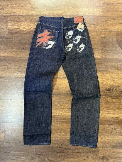 Studio D'Artisan "Sheep" Zodiac Series Jeans - One-Washed