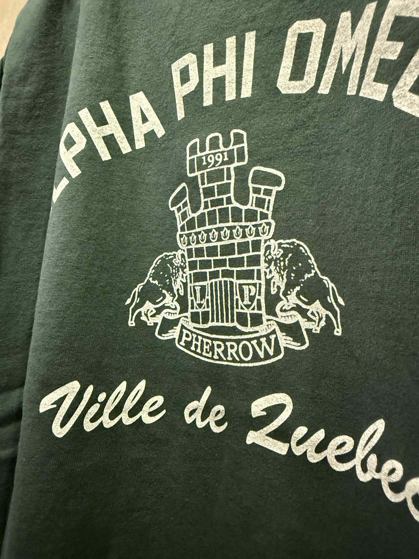 Pherrow's "Alpha Phi Omega" Tee - Green