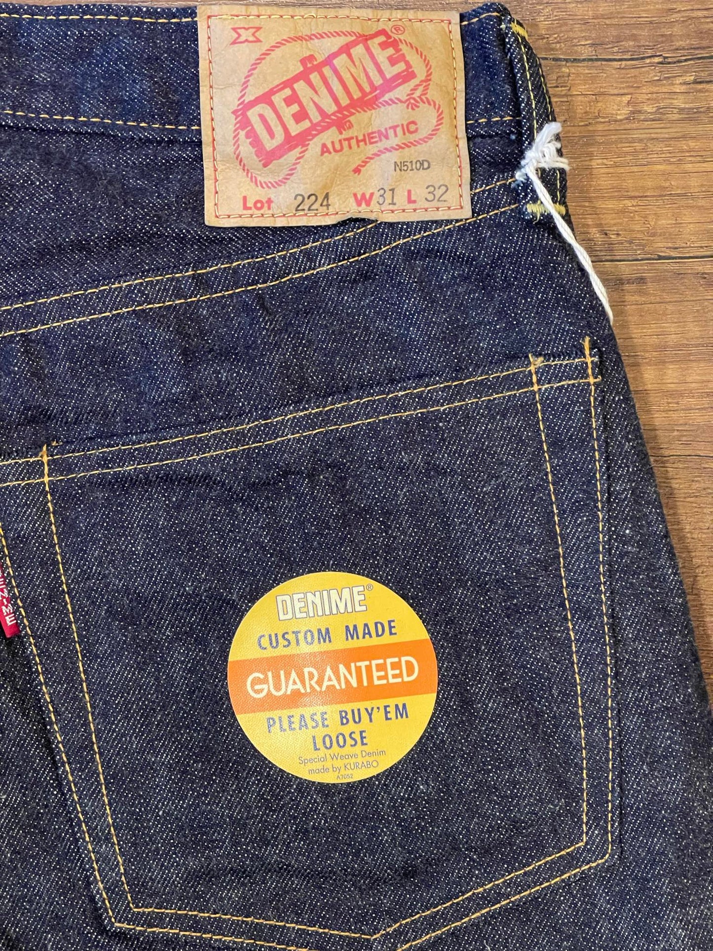 Denime Lot 224 "66 Model" Jeans - One Washed