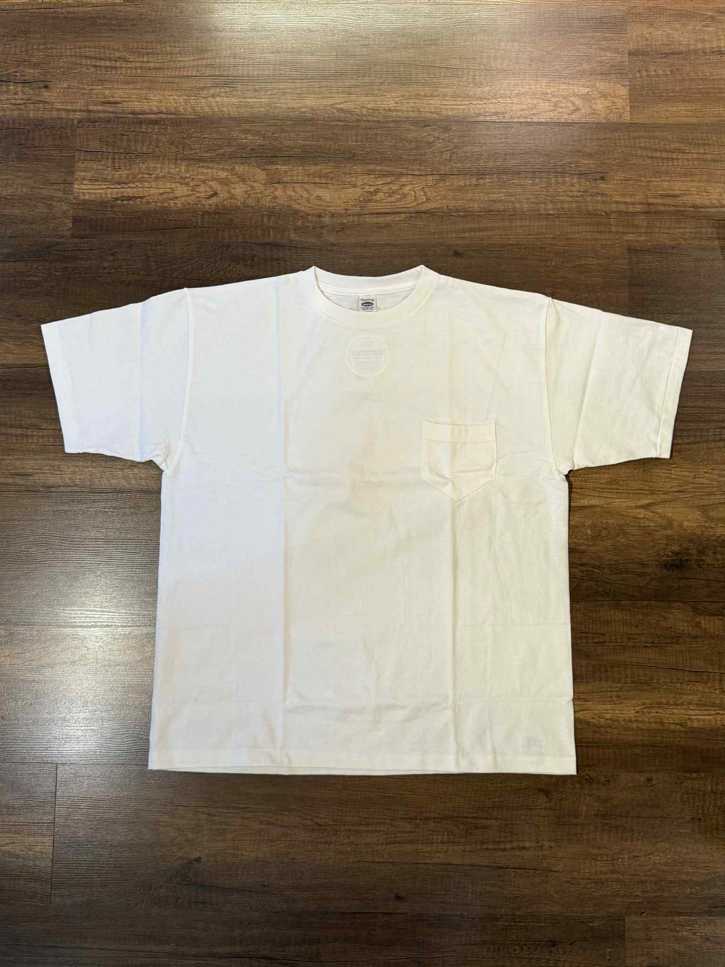 Denime Classic Pocket Crew Neck Tee - Off White