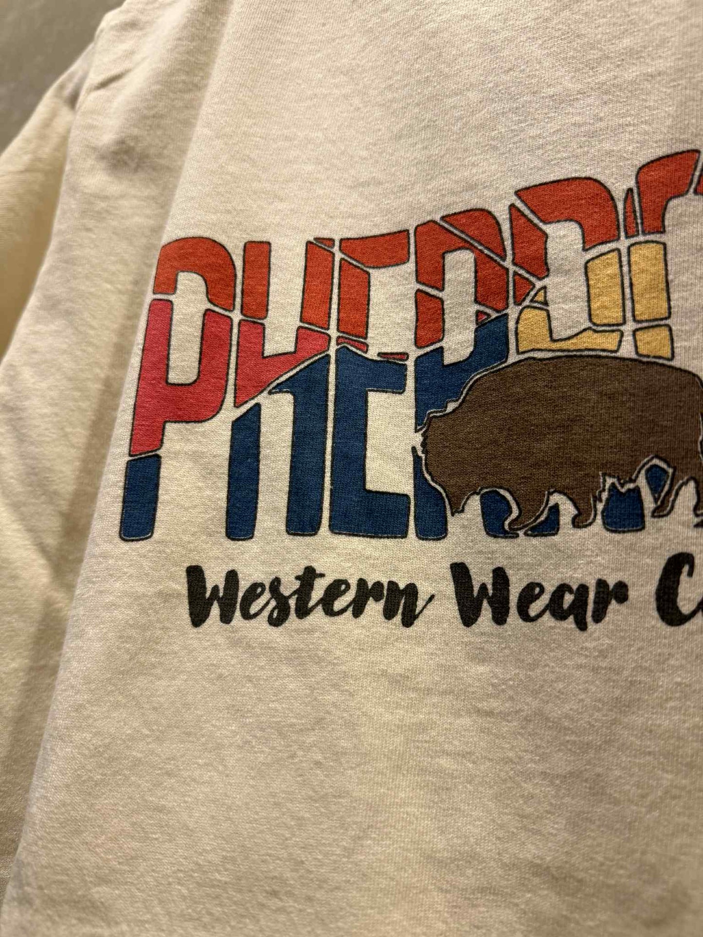 Pherrow's "Western Wear Company Tee - Cream