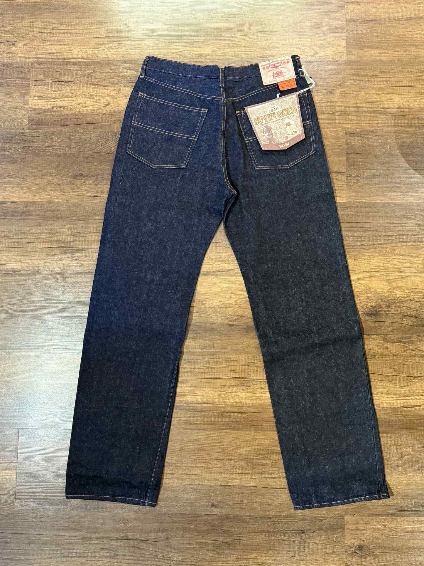 Big John Denim Lot S1953WS 'Suvin Gold' Denim - One Washed
