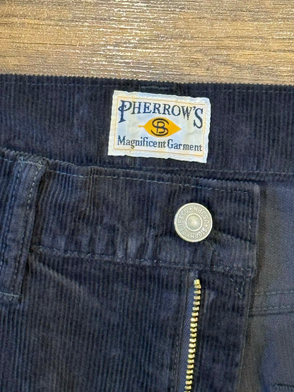 Pherrow's 5 Pockets Corduroy Pants -  Charcoal