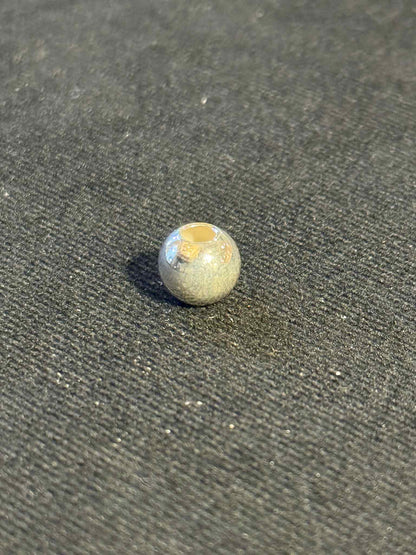 First Arrow's Silver Beads - 8mm