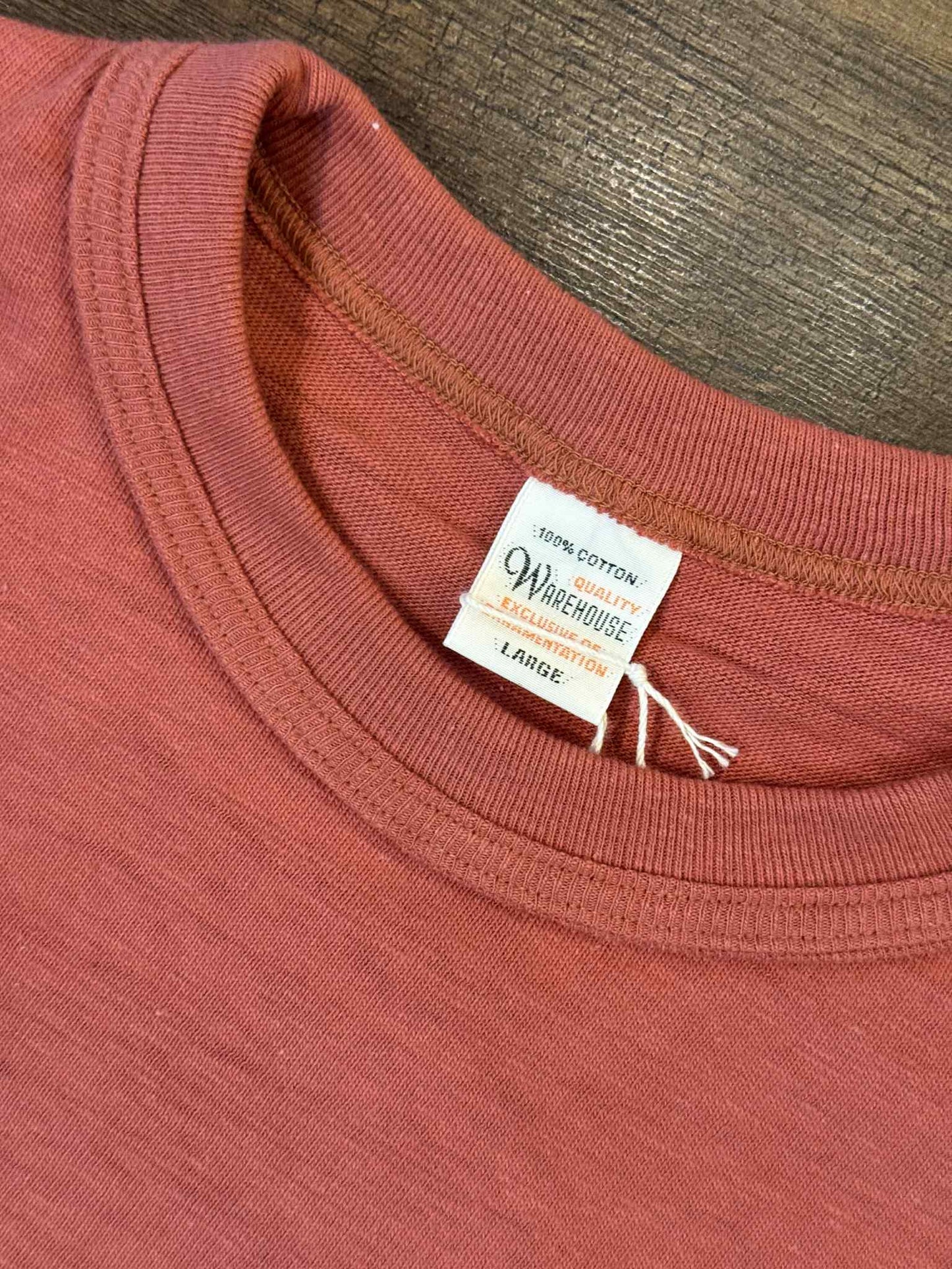 Warehouse & Co Lot 4601 Crew Neck Tee - Salmon