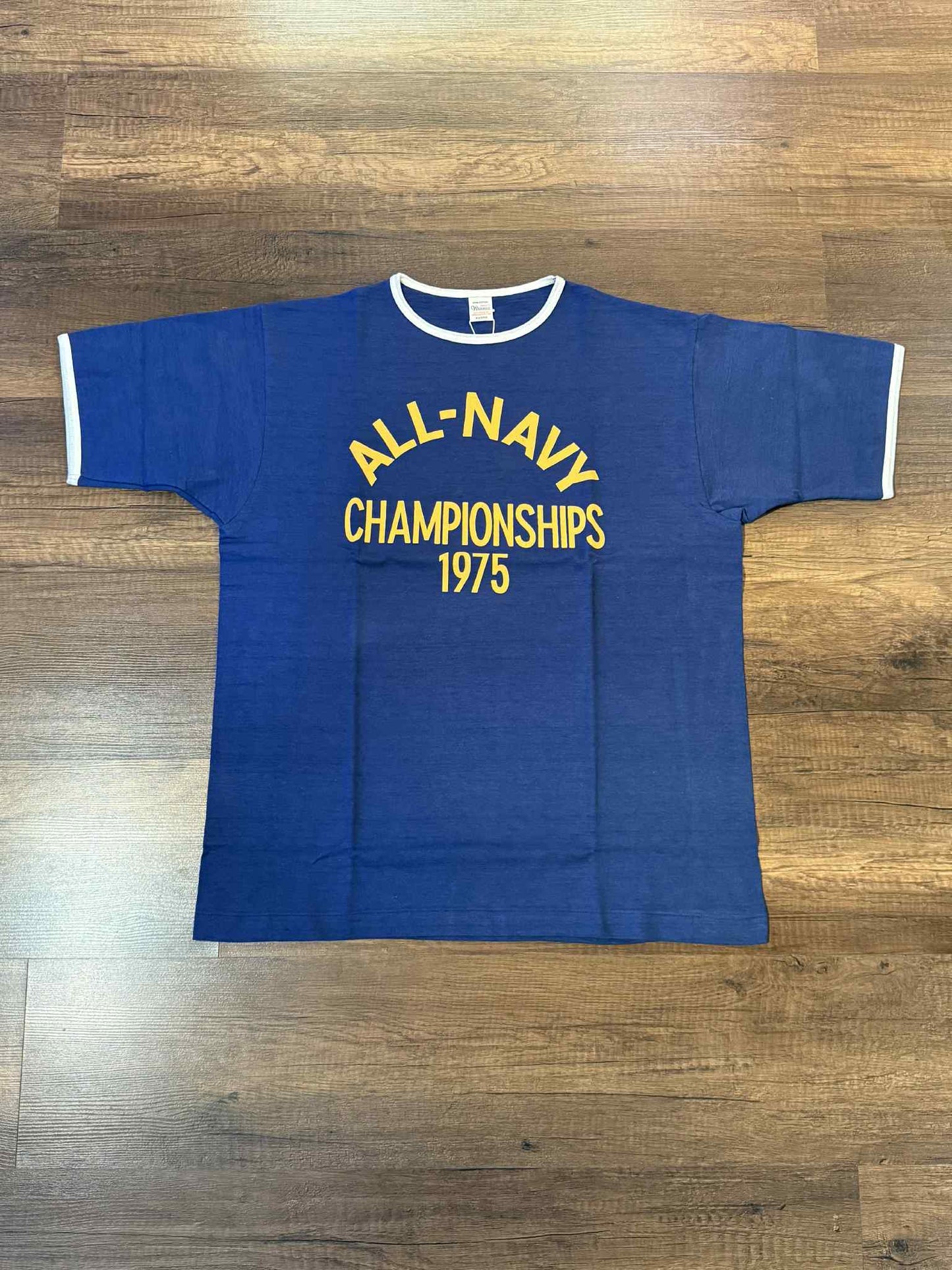 Warehouse & Co Lot 4059 "All Navy Championships" Ringer Tee