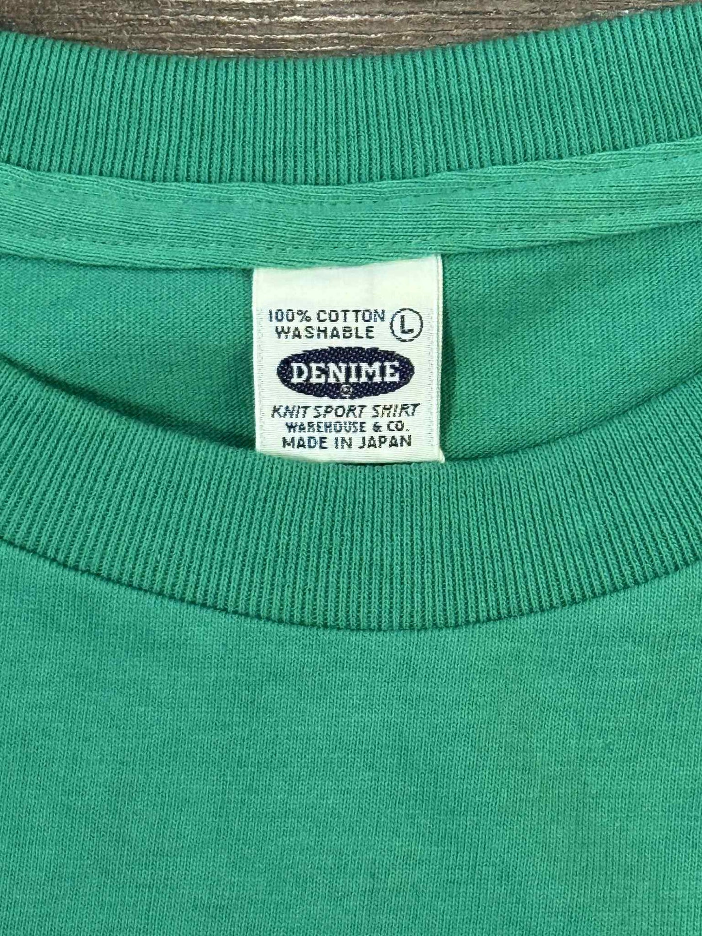 Denime Classic Pocket Crew Neck Tee - Green