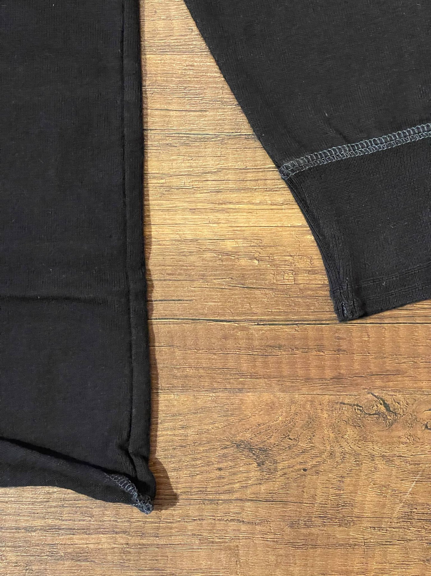 Pherrow's Classic Long Sleeve Henley Tee - Black
