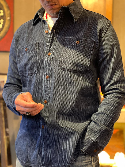 Studio D'Artisan Heavyweight Sashiko Work Shirt