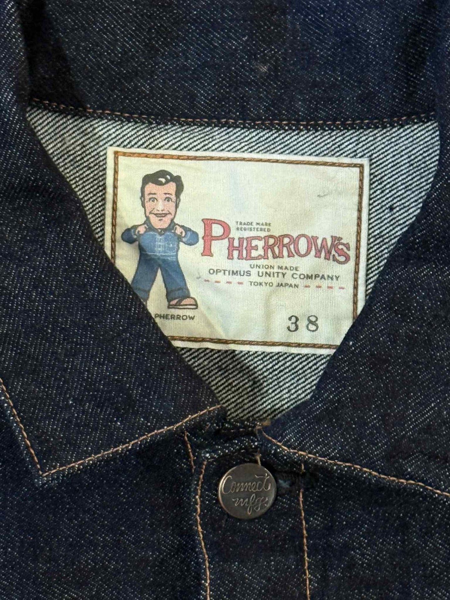 Pherrow's Classic "TYPE 1" Denim Jacket