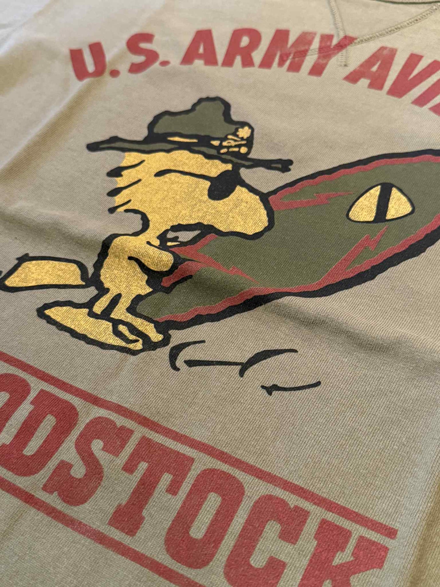 Toys McCoy Snoopy "Woodstock - US Army Aviation" Military Tee